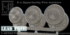 48ROF01 - 6 x RESIN Opportunity Fire markers
