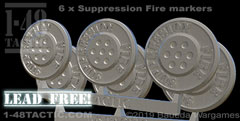 48RSF01 - 6 x RESIN Suppression Fire markers
